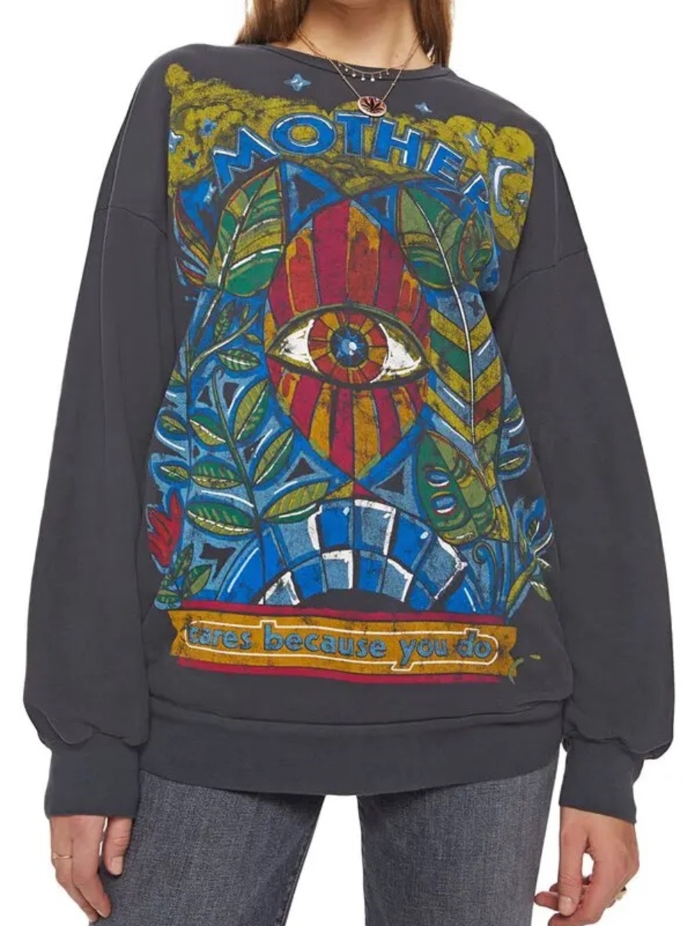 Mother The Drop Square Tunic Sweatshirt